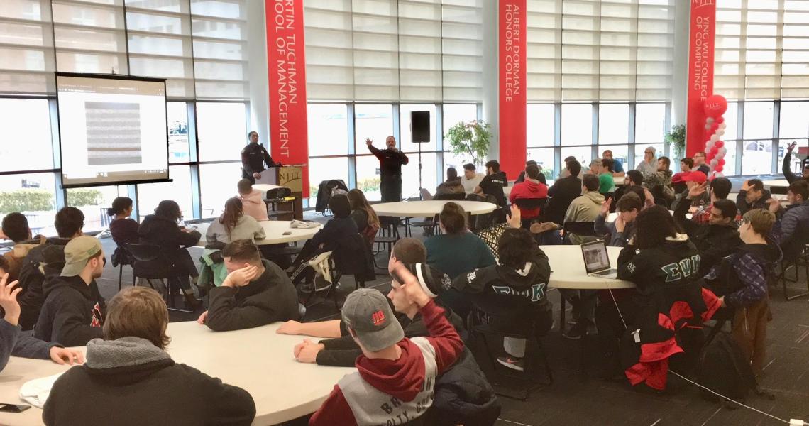 NJIT students get active threat training from Public Safety 
