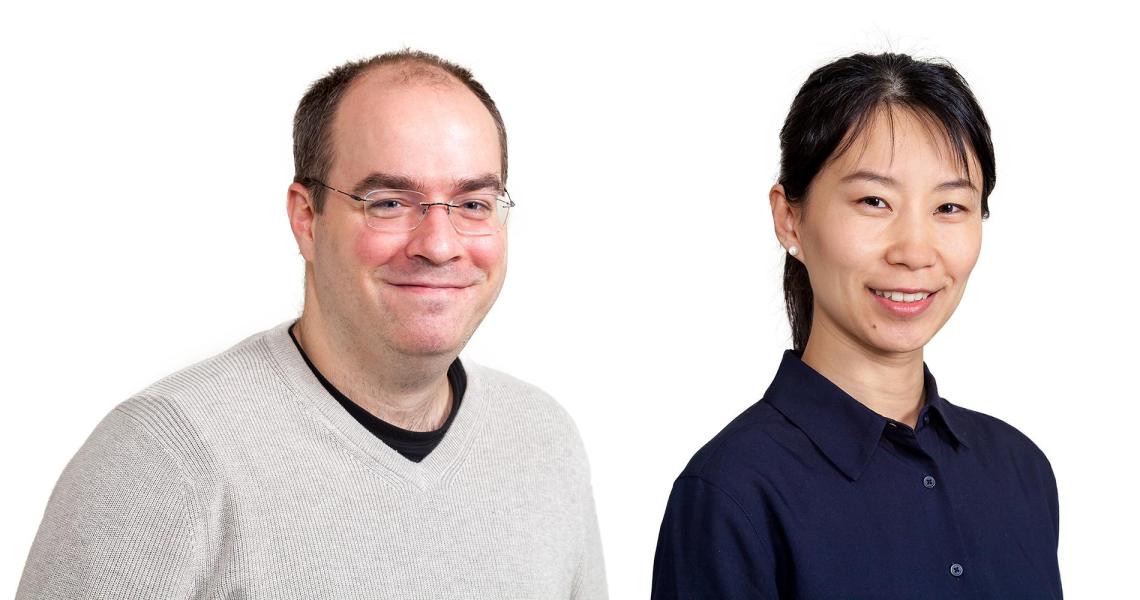 MTSM faculty Stephen Taylor and Ming Fang