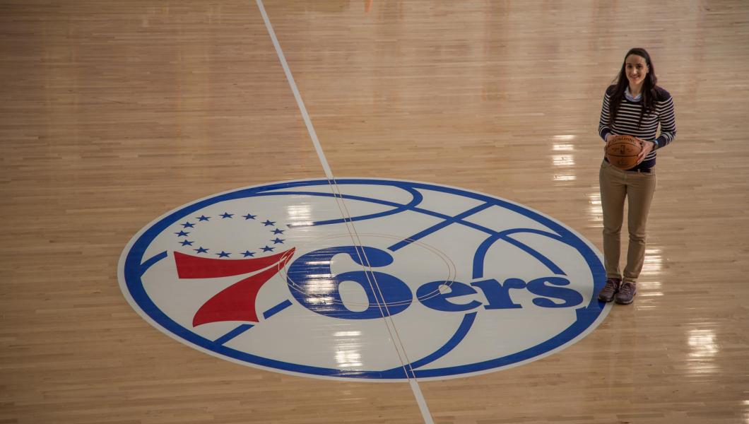 A Whole New Ball Game: Alumna Scores Job as Data Scientist for Philadelphia 76ers