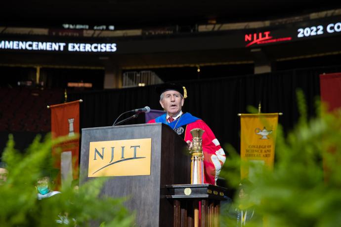 2022 marks Bloom's eleventh, and final, commencement ceremony as NJIT's president.