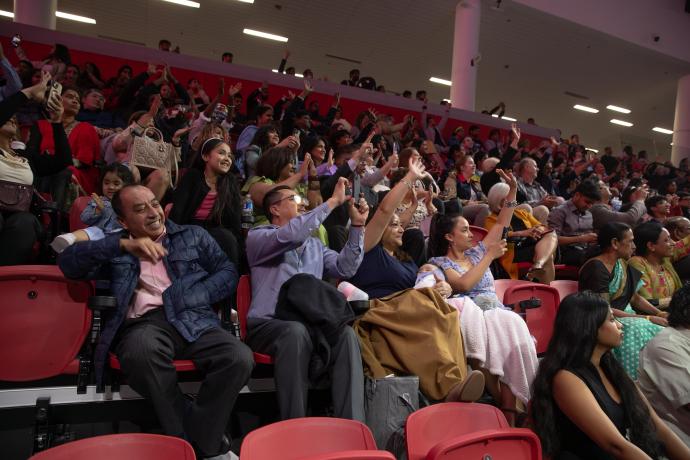 NJIT’s Joel & Diane Bloom Wellness and Events Center was filled with excited friends and family throughout the day