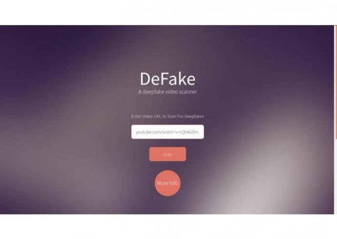 DeFake (hackathon winner) screenshot