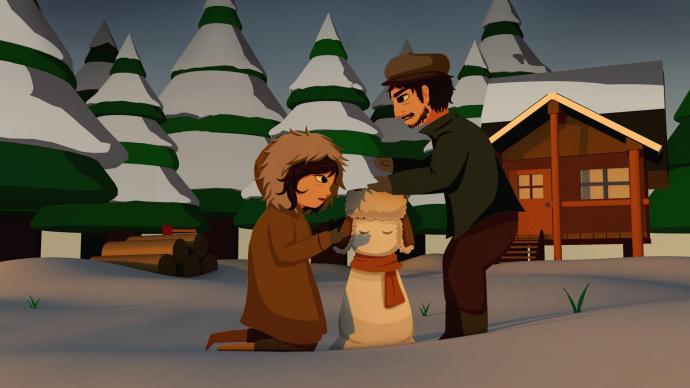 A scene from an animation created by Samantha Dimaano