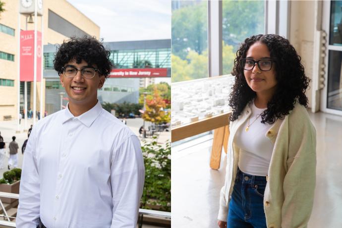 HLLC Scholarship winners Israel Alcántara and Nataly Jiménez