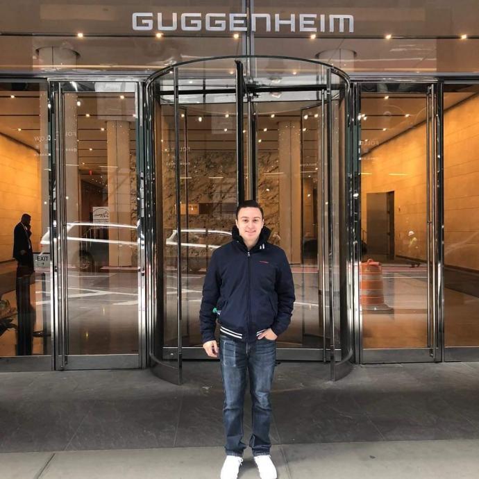Charles Auriemma interned in an audit position at Guggenheim Partners.
