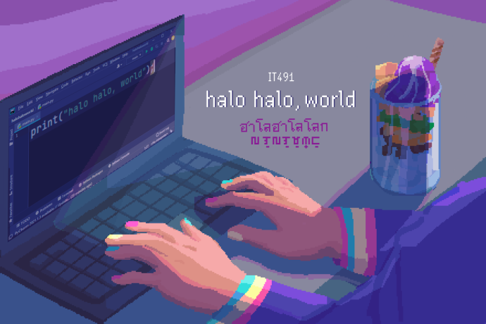 For my CS/IT 491 capstone, our team came up with a videogame startup. We pitched and developed "Halo halo, World" that won 2nd place in the Start-Up category at the 2023 Senior Capstone Showcase.