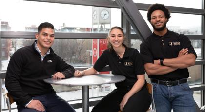 (Left to right) Kevin Pemberthy, Yasmine Ghattas and Ricardo Garcia