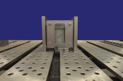 An instrument for studying rock fracturing.