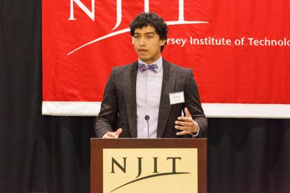 Dylan Renaud '18 discussed how scholarship support has enable him to achieve his goals at the 30th annual Scholarship Brunch.
