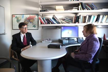 Longtime MTSM Professors Hindy L. Schachter and Theologos H. Bonitsis reflect on the school's evolution.