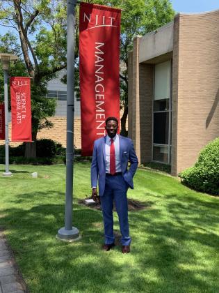 School of Management student and pushup star Kwame Sarfo