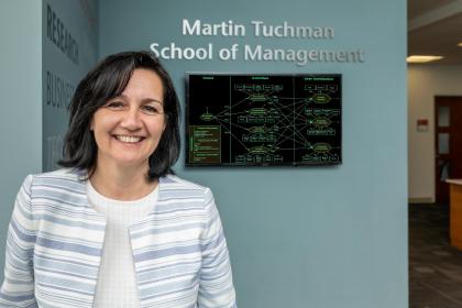 Oya Tukel, dean of Martin Tuchman School of Management and professor of supply chain management