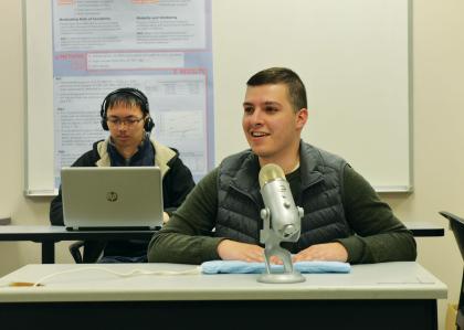  Juan Rios ’18 and Victor Chue ’18 