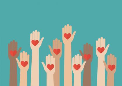 Volunteerism: helping hands