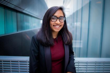 NJIT computer science major Yashee Kothari 