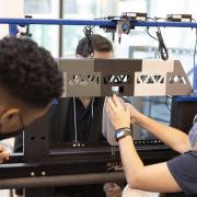 Students Prototype 3D Printed Bridge Competition