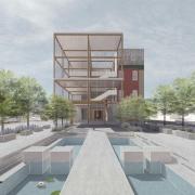 Jihye Son's design proposal for the exterior of the building