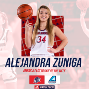 Alejandra Zuniga America East Rookie of the Week