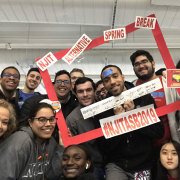 NJIT students participating in Alternative Spring Break 2019