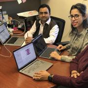 Dibakar Data and his research team at NJIT