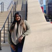 Kamela Chandrika, first-gen college student at NJIT