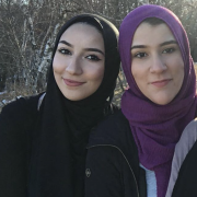Pre-college alumni Aseel Shehadeh and Tahanhee Mustafa