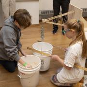 Boomilever competition at the 2019 Science Olympiad