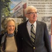 Joan Dorman and Albert Dorman '45 '99 HON alumnus