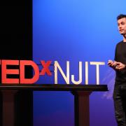 NJIT student Tomi Antoljak spoke at the university's TEDx talk on resilience.