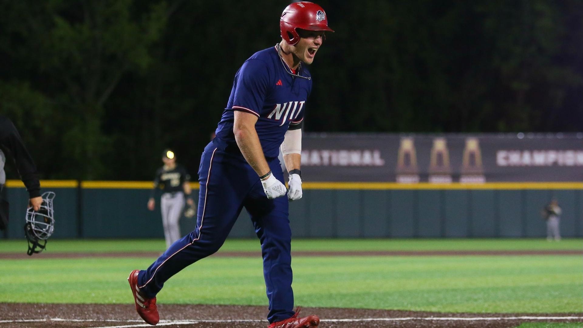 NJIT Walks Off First Place Bryant Twice on Saturday at Yogi Berra Stadium